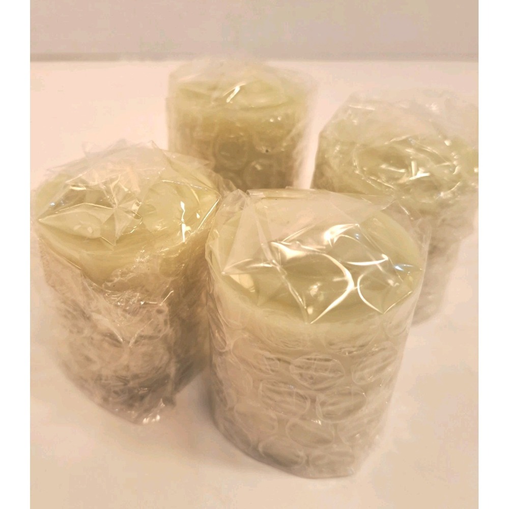 Avon Vintage Candles - 4 Fragranced Votive Candles - Tea Party Scent